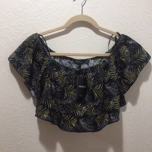 Forever 21 Tropical Crop Top